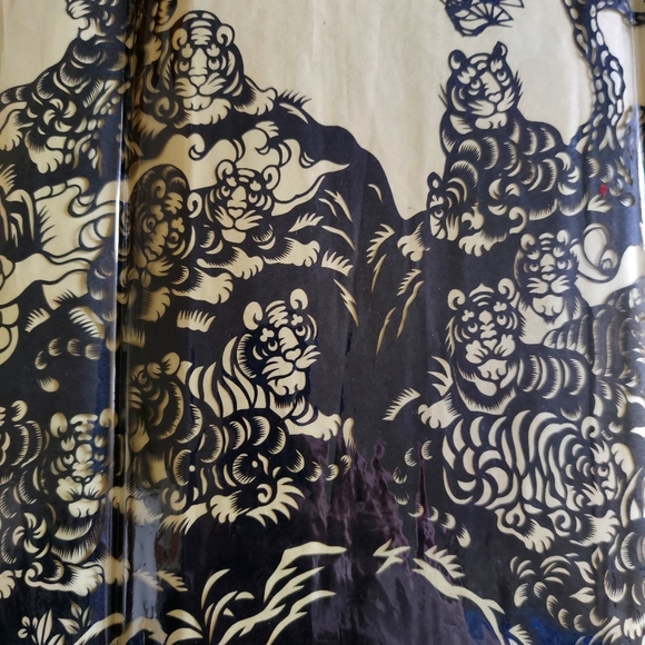 Handmade Other - 100 Tigers, Chinese paper cutting